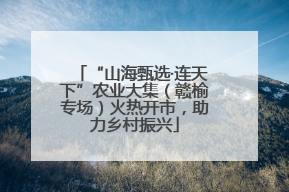“山海甄选·连天下”农业大集（赣榆专场）火热开市，助力乡村振兴
