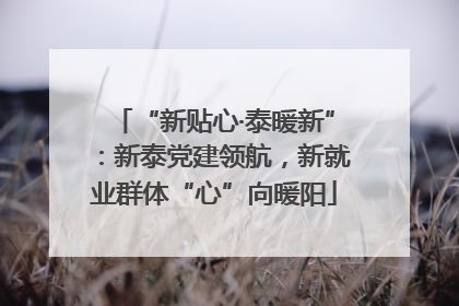 “新贴心·泰暖新”：新泰党建领航，新就业群体“心”向暖阳