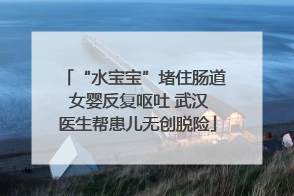 “水宝宝”堵住肠道 女婴反复呕吐 武汉医生帮患儿无创脱险