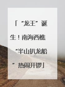 “龙王”诞生！南海西樵“半山扒龙船”热闹开锣