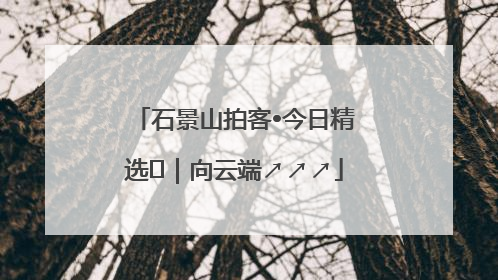 石景山拍客•今日精选⑳｜向云端↗↗↗