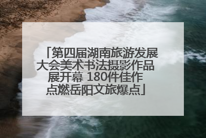 第四届湖南旅游发展大会美术书法摄影作品展开幕 180件佳作点燃岳阳文旅爆点