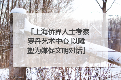 上海侨界人士考察罗丹艺术中心 以雕塑为媒促文明对话