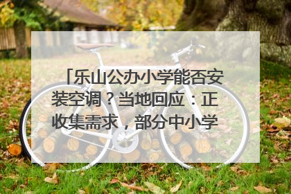乐山公办小学能否安装空调？当地回应：正收集需求，部分中小学已启动安装｜云求助