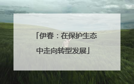 伊春：在保护生态中走向转型发展
