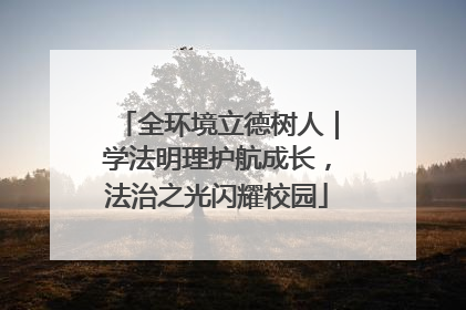 全环境立德树人｜学法明理护航成长，法治之光闪耀校园