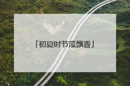 初夏时节瓜飘香