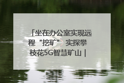 坐在办公室实现远程“挖矿” 实探攀枝花5G智慧矿山｜网络名人四川行
