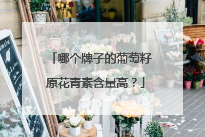 哪个牌子的葡萄籽原花青素含量高？