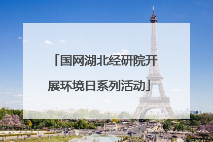 国网湖北经研院开展环境日系列活动