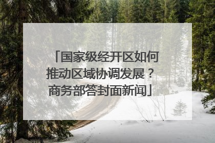 国家级经开区如何推动区域协调发展？商务部答封面新闻