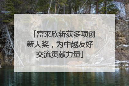 富莱欣斩获多项创新大奖，为中越友好交流贡献力量