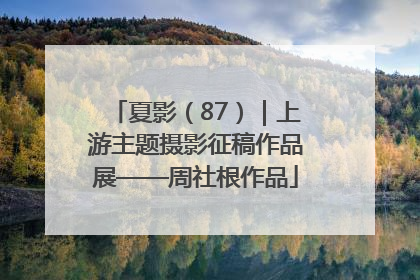 夏影（87）｜上游主题摄影征稿作品展——周社根作品