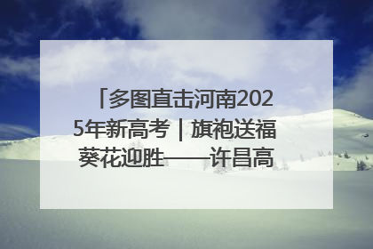 多图直击河南2025年新高考｜旗袍送福 葵花迎胜——许昌高考首日拉开帷幕