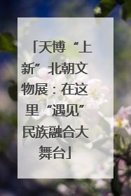 天博“上新”北朝文物展：在这里“遇见”民族融合大舞台