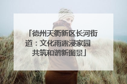 德州天衢新区长河街道：文化雨露浸家园 共筑和谐新图景