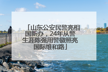 山东公安民警亮相国新办，24年从警生涯陈强用警徽照亮国际维和路
