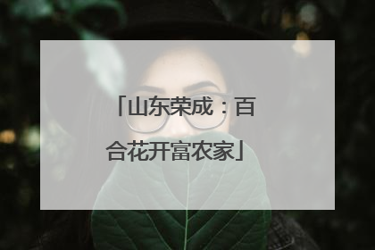 山东荣成：百合花开富农家