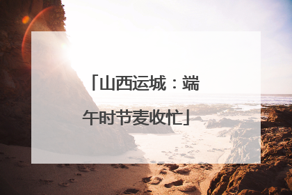 山西运城：端午时节麦收忙