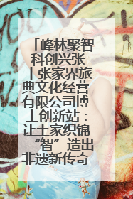峰林聚智 科创兴张丨张家界旅典文化经营有限公司博士创新站：让土家织锦“智”造出非遗新传奇