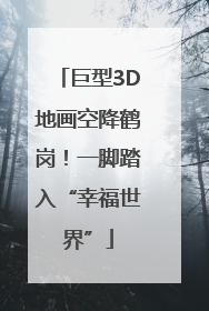 巨型3D地画空降鹤岗！一脚踏入“幸福世界”