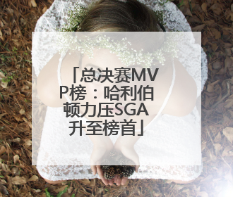 总决赛MVP榜：哈利伯顿力压SGA升至榜首