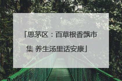 思茅区：百草根香飘市集 养生汤里话安康