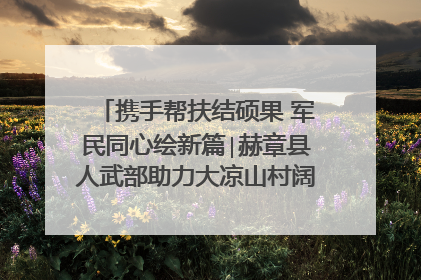 携手帮扶结硕果 军民同心绘新篇∣赫章县人武部助力大凉山村阔步乡村振兴路