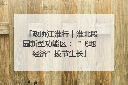 政协江淮行｜淮北段园新型功能区：“飞地经济”拔节生长