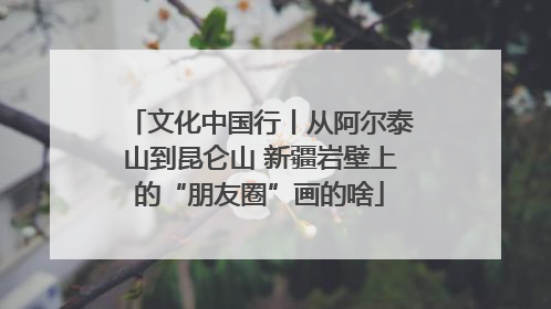 文化中国行丨从阿尔泰山到昆仑山 新疆岩壁上的“朋友圈”画的啥