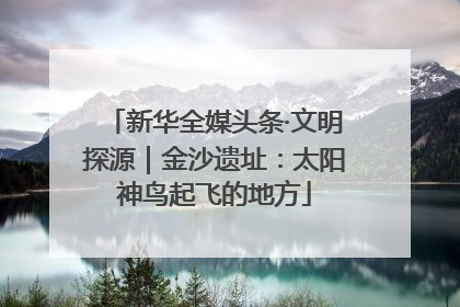 新华全媒头条·文明探源｜金沙遗址：太阳神鸟起飞的地方