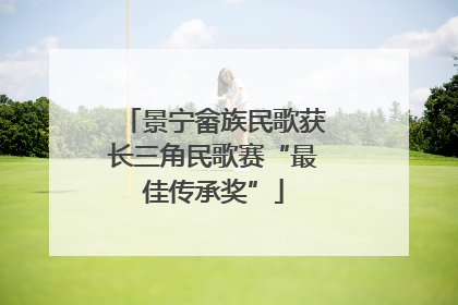 景宁畲族民歌获长三角民歌赛“最佳传承奖”