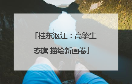 桂东沤江：高擎生态旗 描绘新画卷