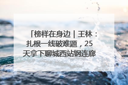 榜样在身边｜王林：扎根一线破难题，25天拿下聊城西站钢连廊“硬核”工程