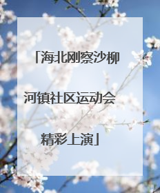海北刚察沙柳河镇社区运动会精彩上演