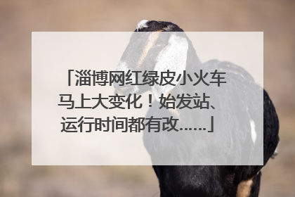 淄博网红绿皮小火车马上大变化！始发站、运行时间都有改……