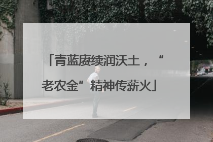 青蓝赓续润沃土，“老农金”精神传薪火