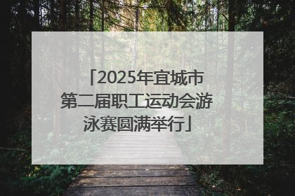 2025年宜城市第二届职工运动会游泳赛圆满举行