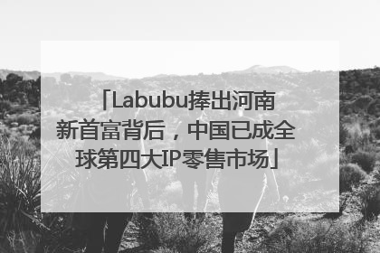 Labubu捧出河南新首富背后，中国已成全球第四大IP零售市场